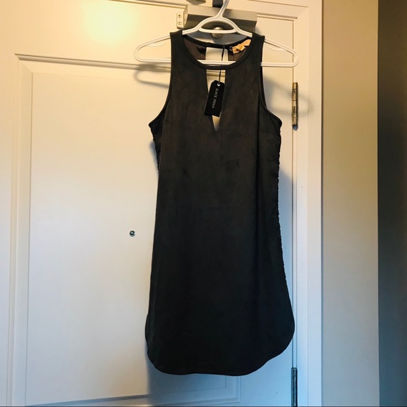 Faux suede dress by Black Swan - Picture 1 of 3